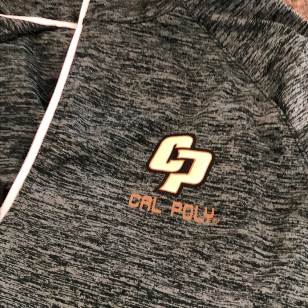 Cal Poly green 1/4 zip